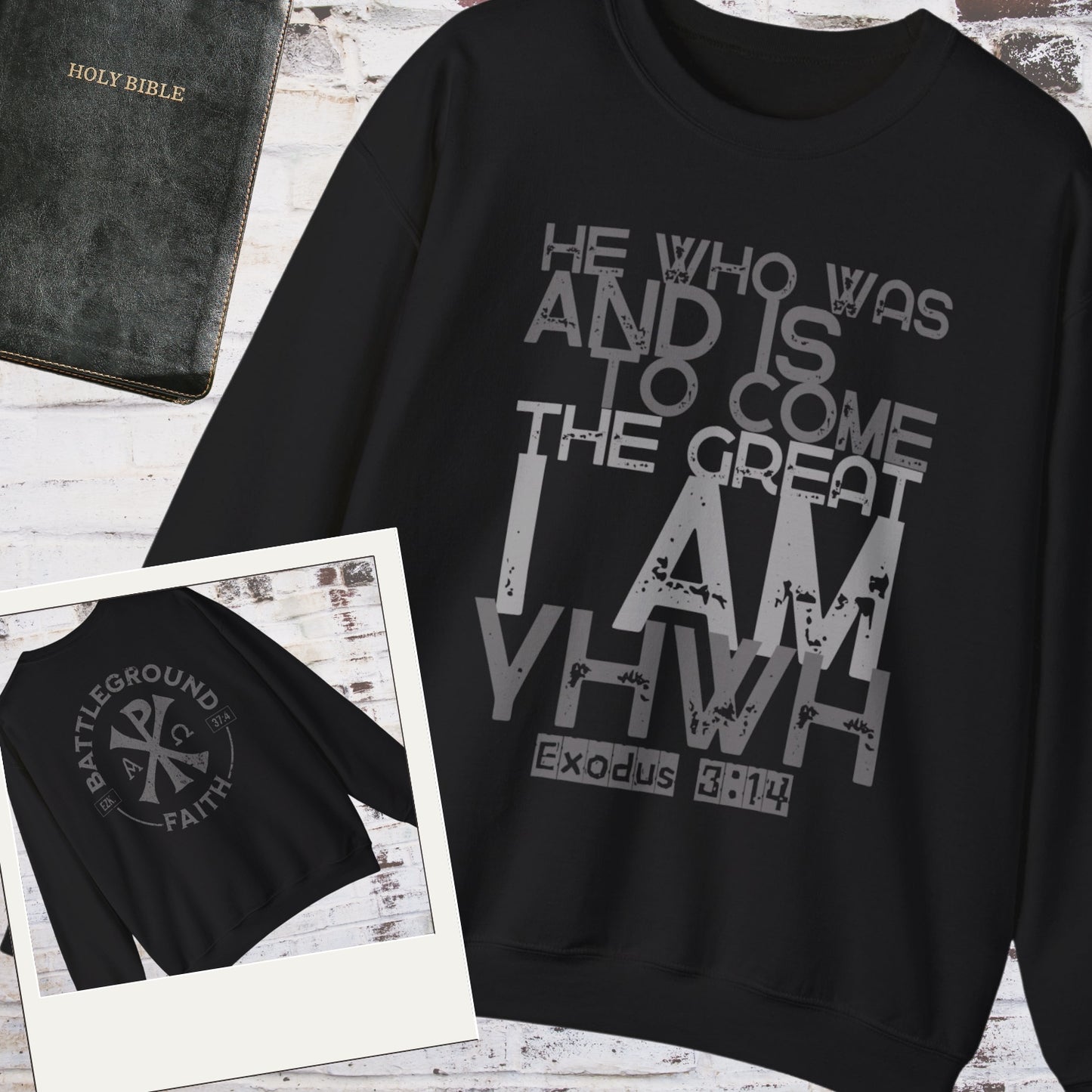 THE GREAT I AM - Battleground Crewneck Sweatshirt