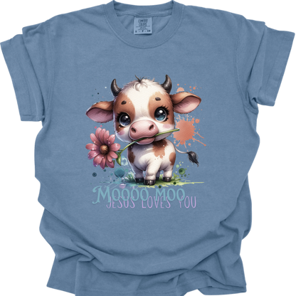 JESUS LOVES MOO - Comfort Colors