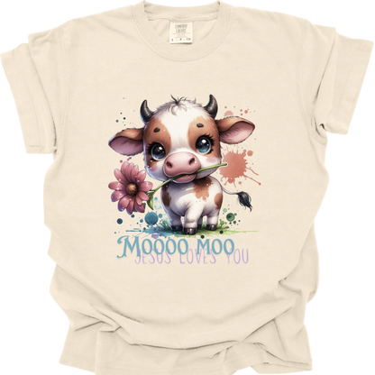 JESUS LOVES MOO - Comfort Colors