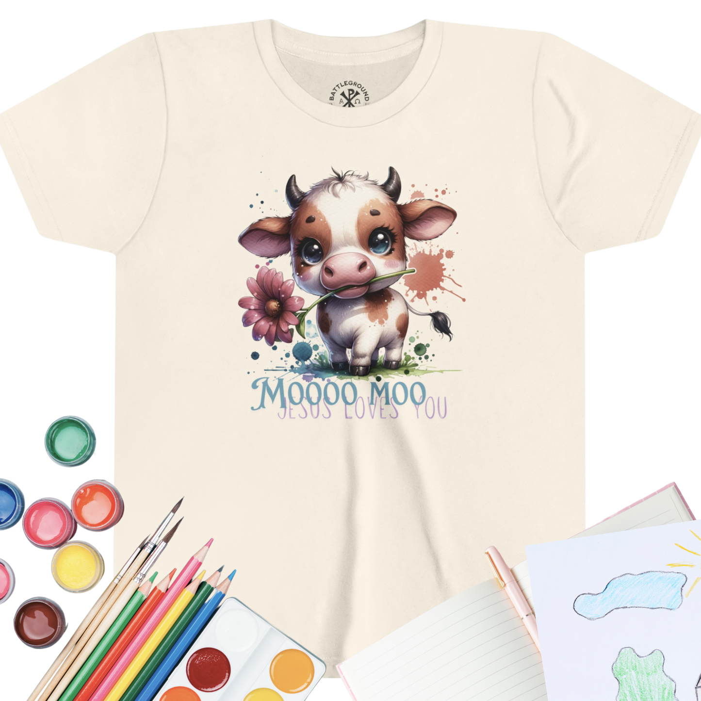 JESUS LOVES MOoo - Kid’s Tee 🐮