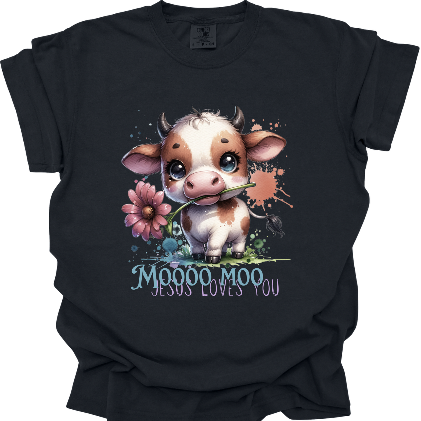 JESUS LOVES MOO - Comfort Colors