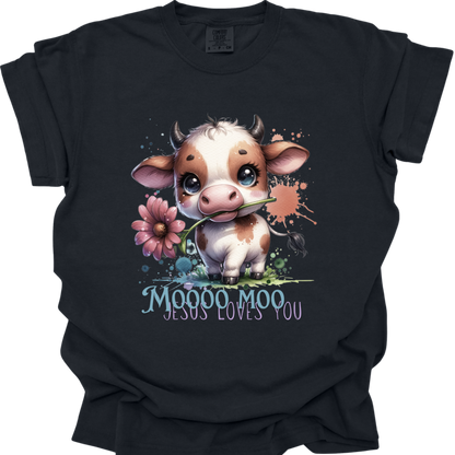 JESUS LOVES MOO - Comfort Colors