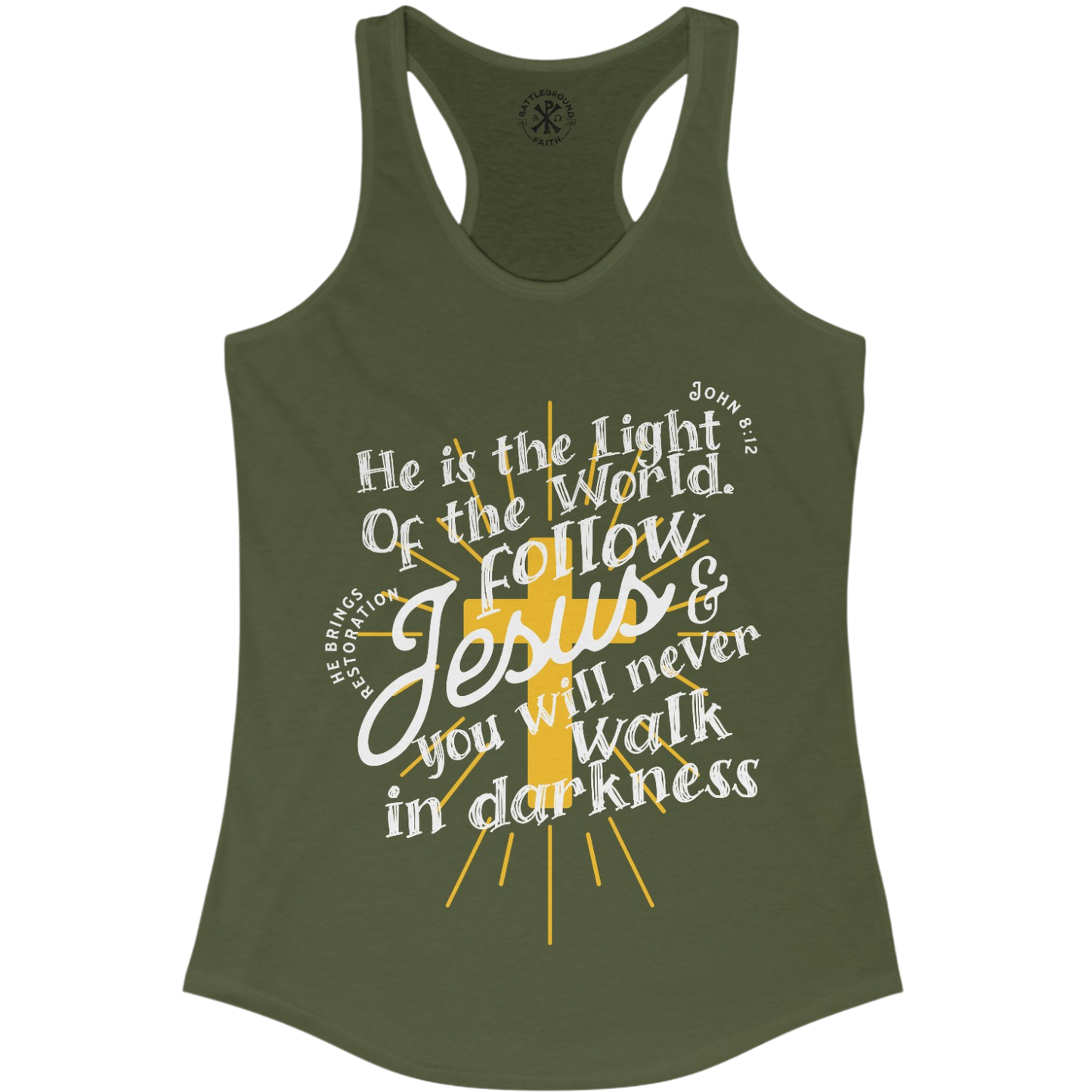 HE IS THE LIGHT - Tank Top