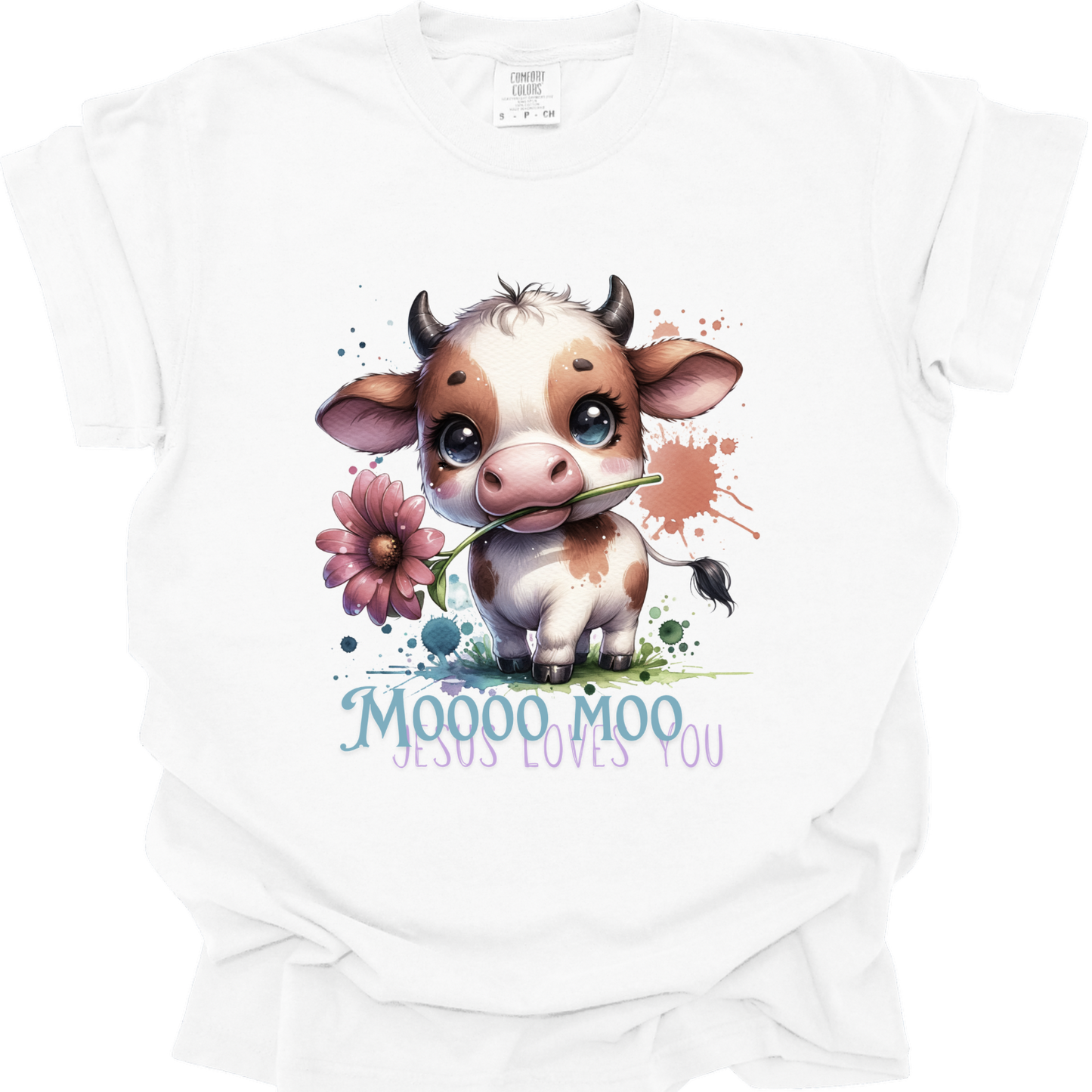 JESUS LOVES MOO - Comfort Colors