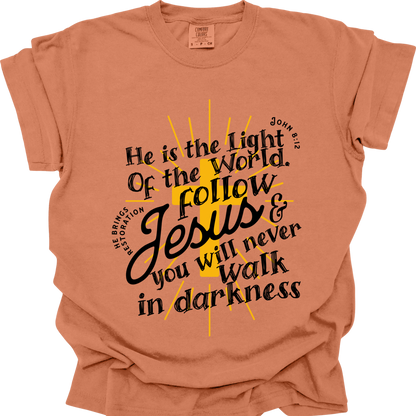 HE IS THE LIGHT - Comfort Colors